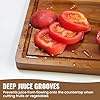 Set of 3 Acacia Wood Cutting Boards for Kitchen Large Juice Groove <b>Chopping</b> <b>Block</b> Charcuterie Board KSN Model KSN-251225-01 - Product Image 3