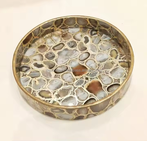 Plateau en MDF Décoration de table Plateaux en bois Ensemble de trois plateaux en bois au design de service avec impression et finition émaillée pour Noël - Product Image 5