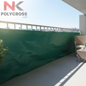 Voile d'ombrage en polyéthylène haute densité pour balcon, toile pare-soleil résistante aux UV, écran d'intimité, pare-vent, anti-poussière, toile d'ombrage extérieure - Product Image 2