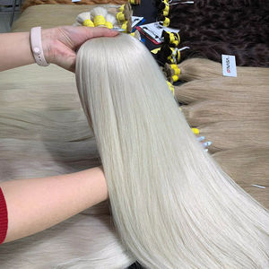 Extensiones de Cabello Vietnamita Virgen de Lujo Premium, 100% Natural Sin Procesar, Súper Doble Trama, Todos los Colores, para Salones de Belleza - Product Image 1