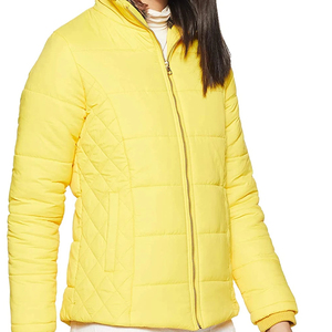 Chaqueta Acolchada Casual para Mujer, con Capucha, Gruesa, de Manga Larga, Impermeable, Transpirable, con Cierre de Cremallera Frontal y Logotipo Bordado - Product Image 6