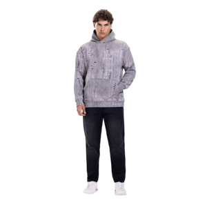 Sweat-shirts à capuche personnalisés pour hommes 100% coton, impression graphique, logo tendance, coupe ajustée, qualité supérieure, sweats unisexes imprimés - Product Image 2