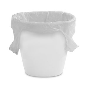 Paquete de 4 Contenedores de Basura de Plástico Blancos de 1.5 Galones, Pequeños, para Baño, Sin Tapa - Product Image 5