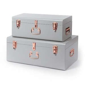 Pink Color Modern Style <b>Trunk</b> Box <b>Metal</b> Chest For Home Use Portable Lightweight For Cloths & Jewelry Store <b>Trunk</b> Box - Product Image 5