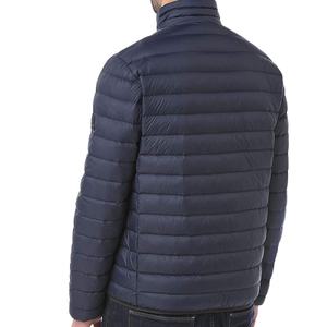 Chaqueta acolchada personalizada para hombre a prueba de viento ligera acolchada cortavientos tela suave hinchada que le mantiene caliente y cómodo - Product Image 4