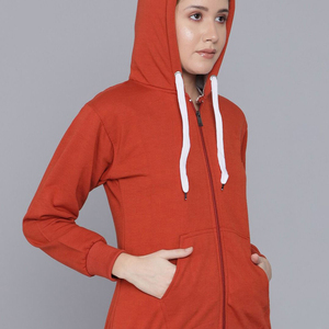 เสื้อฮู้ดผู้หญิง OEM ผลิตจากผ้าเนื้อนุ่ม สวมใส่สบาย ทนทาน ขายส่ง - Product Image 5