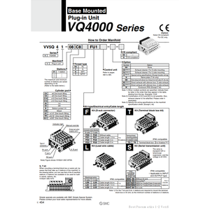 ชิ้นส่วนนิวเมติกส์ VV5Q41-06C10TD นิวเมติก SMC - Product Image 2