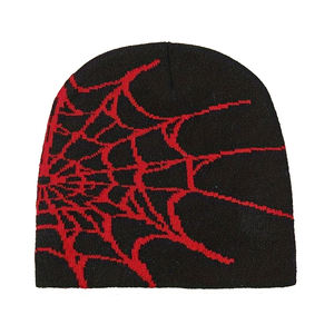 Bonnet d'hiver en tricot de haute qualité Y2K personnalisable avec logo Bonnet chaud sans manchette Jacquard Mohair - Product Image 1