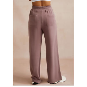 Women's Hooded Tracksuit <b>Set</b> Full Length Sweatshirt Matching <b>Jogger</b> Pants Casual Loose Fit Solid Color Zipper Front - Product Image 2