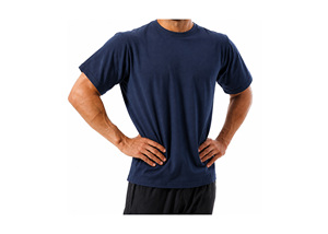 เสื้อยืดออกกำลังกายทรงโอเวอร์ไซส์ ผ้าฝ้าย 95% ผสมอีลาสเทน 5% แฟชั่นลายเรียบ สไตล์สตรีทแวร์สำหรับผู้ชาย น้ำหนัก 220 กรัม ขายส่ง - Product Image 4