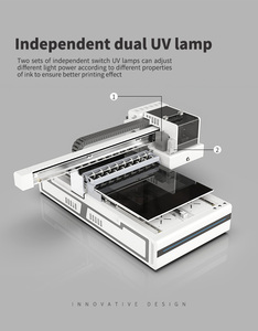 Uv máy in phun 6090 6050 in nóng bán UV phẳng máy in 6090 kỹ thuật số máy in UV nhà sản xuất giá - Product Image 2
