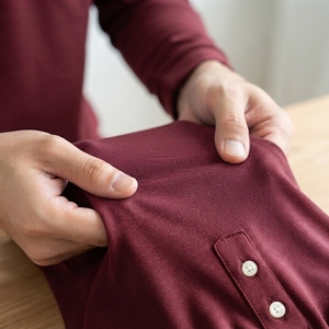 Camiseta de Manga Larga para Hombre con Bordado Personalizado, Fabricante de Marca Privada, Camiseta de Manga Larga para Hombre de Algodón Suave, Informal y de Negocios - Product Image 4