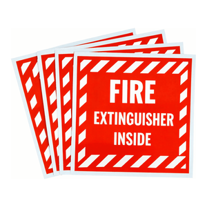 Etiqueta Autoadhesiva de PVC de Alta Visibilidad Brady para Extintor de Incendios, Impresión a Color Duradera para Uso en Interiores y Exteriores - Product Image 3