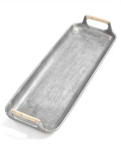 <b>Rectangular</b> <b>Gold</b> Plated <b>Mirror</b> Trays Set of 2 Modern Decorative Serving Trays For Hotel Restaurant Supplies Dining Tableware Use - Product Image 6