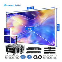 Pantalla LED para Exteriores de Alta Luminosidad de 2mX3m 3*5m, Gabinete de Aluminio Fundido a Presión P3.9 P2.9 P2.6, Resistente al Agua IP65