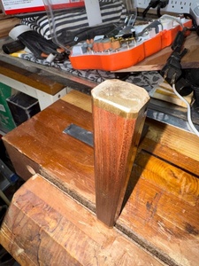 Manche de couteau japonais en bois dur naturel, octogonal, vierge, pré-percé, pour remplacement DIY de couteaux de chef - Vente en gros - Product Image 2