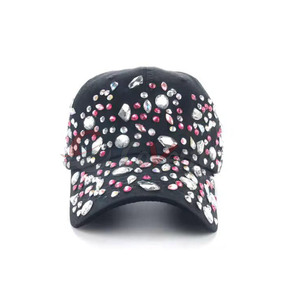 Gorras de Béisbol de Diseño Personalizado para Adultos, Gorras de Béisbol de Algodón con Pedrería para Hombre, Último Diseño - Product Image 2