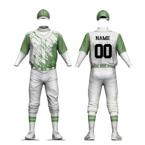 Meilleur uniforme de baseball respirant pour hommes et femmes, haute qualité, 100% polyester, ensembles personnalisables - Product Image 1