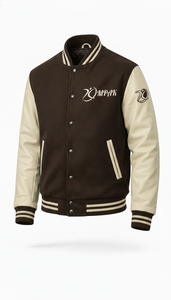 Chaqueta Varsity Unisex de Invierno con Capucha, Estilo Americano Original, Tela de Felpa, Letras de Chenilla, Estilo Urbano Viral, Sostenible - Product Image 5