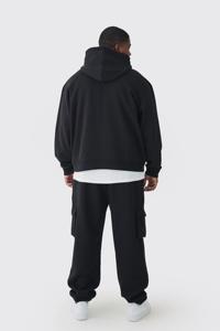 Sweat-shirts pour hommes de haute qualité, 100% coton, hiver, 350 g/m², doublure en mousse, imprimé uni, molleton non marqué, surdimensionné, streetwear - Product Image 5