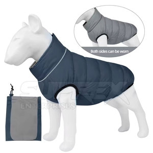 Nouvelle conception moderne, veste pour animaux de compagnie en polyester et coton doux et chaud, tissu respirant, tenue d'hiver confortable pour petits animaux 2026 - Product Image 3