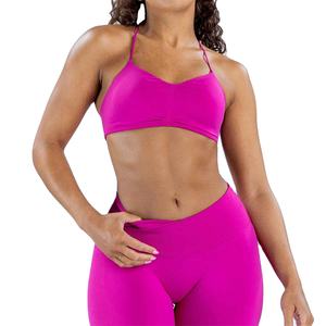 Meilleure vente : Soutien-gorge de sport sans couture à haute élasticité, avec bretelles croisées fines, pour le yoga et le fitness, pour femme - Product Image 6