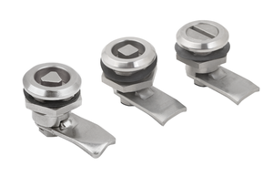 ตัวล็อคแบบหมุนสี่ทิศทาง K1360 ทำจากสแตนเลส พร้อมช่องเสียบแบบแคม  ผิวเงา สำหรับประตูตู้ - Product Image 4