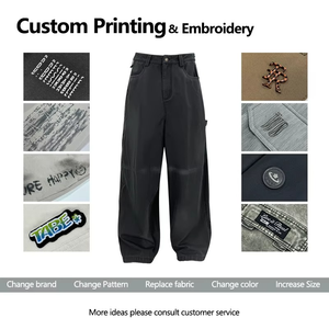 Pantalones Vaqueros Rectos para Hombre, 100% Algodón, Tejido Transpirable de Secado Rápido, Estilo Casual y Formal para Verano, Cintura Media, Lavado Medio - Product Image 4