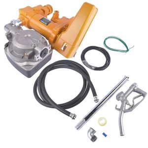 Pompa Portatile per Trasferimento Carburante Benzina/Diesel 12V 20GPM Senza Contatore Olio - Gialla - Product Image 3