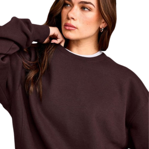 Sweat-shirt pour femmes, manches longues, pull décontracté en polaire, vêtements de sport confortables, vêtements de tous les jours, fabrication sur mesure OEM ODM - Product Image 5