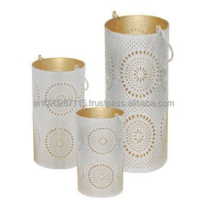 Bougeoir votif en fer avec un design riche découpé au laser pour une décoration intérieure de style premium et une atmosphère sophistiquée - Product Image 2