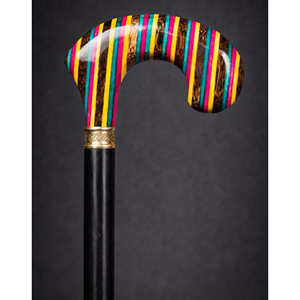 Bastón de Madera Maciza para Caminar al Aire Libre, Bastón de Madera Hecho a Mano para el Cuidado de Personas Mayores, Bastón de Madera Tradicional - Product Image 2