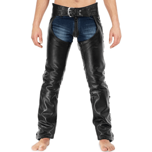 Guêtres d'équitation anglaises en cuir de vache véritable, ajustables et personnalisables, disponibles dans toutes les couleurs et tailles - Produits équestres - Product Image 1