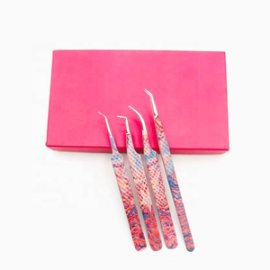 Kits de Pinzas para Pestañas, Juego de Herramientas de Precisión para Extensión de Pestañas de Volumen - Product Image 2
