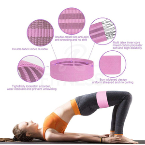Bandes de Résistance en Tissu pour Fessiers, Cercles de Résistance pour Hanches, Bandes Antidérapantes pour Squats, Entraînement des Jambes, Gym, Fitness, Exercices à Domicile - Product Image 4