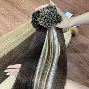 Punta de queratina de punta plana de alta calidad Cabello humano Sin desprendimiento Sin enredos Precio completo Sin desprendimiento Sin enredos - Product Image 2