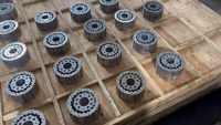 Kit de noyaux de stator et de rotor de moteur en acier au silicium de précision, avec outillage de découpe et d'emboutissage pour lamination