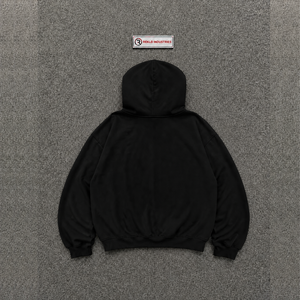 NOUVEAU SWEATSHIRT DE QUALITÉ NOIR À MOTIFS HYPER STYLE IMPRIMÉ ÉTOILES BLANCHES SURTAILLE STREETWEAR PULLOVER CASUAL - Product Image 5