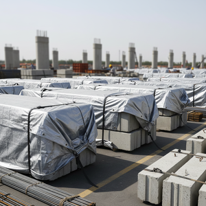 Bâche de construction civile haute performance, feuille de PVC imperméable pour entrepreneurs, constructeurs et protection des matériaux industriels - Product Image 2