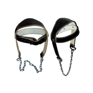 Professional <b>Leather</b> Head <b>Harness</b> Neck Exerciser for Bodybuilding Comfortable Padded Strength Trainer for <b>Leather</b> Head <b>Harness</b> - Product Image 3
