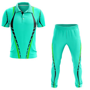 Maillot de cricket personnalisé tendance avec logo, ensemble t-shirt et pantalon de haute qualité, uniformes de cricket pakistanais personnalisés pour hommes - Product Image 4