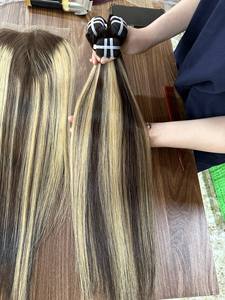 2024 vente en gros couleur os faisceaux droits brut cheveux humains vietnamiens pour les femmes noires modèle féminin 1 - Product Image 3