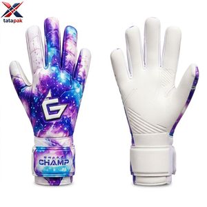 Gants de gardien de but Bulk Sports, paume en latex allemand, logo personnalisé, pour adultes unisexes, édition équipe, forte adhérence, usage officiel pour les équipes. - Product Image 1