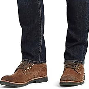 กางเกงยีนส์ทรงตรงผู้ชายสไตล์คลาสสิก ลำลอง สตรีทแฟชั่น ทรงเข้ารูป สีฟ้าฟอก ซัมเมอร์/วินเทอร์ ระบายอากาศได้ดี ดีไซน์เรโทร - Product Image 4