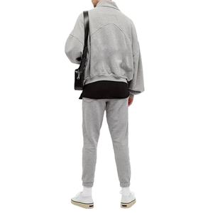 Sweat-shirt à capuche unisexe personnalisé, col montant, en molleton de coton pour homme, avec fermeture éclair 14 pouces - Product Image 4
