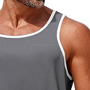 Débardeur Homme Respirant Séchage Rapide Anti-Boulochage avec Motif 3D et Détail Bouton Style Décontracté Écologique - Product Image 2