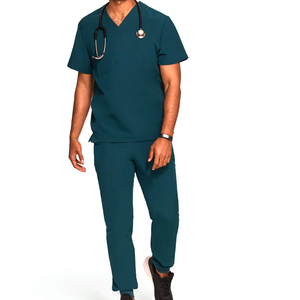 Uniformes Médicos para Hombre en Tela Elástica de Ajuste Cómodo, Venta Directa de Fábrica, Uniformes Médicos para Hombre a Precios Accesibles - Product Image 6