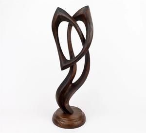 Cadeau de la Saint-Valentin, cadeau d'amour, sculpture en forme de cœur avec gravure, figurine personnalisée, décoration moderne pour la maison, cadeau - Product Image 6