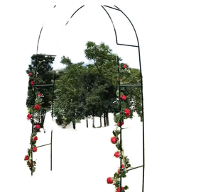 Arco de Jardín Moderno de Acero con Revestimiento de PVC, Diseño de Abeto Hemlock, 217 cm, Fácil de Montar, para Bodas y Fiestas al Aire Libre - Product Image 5