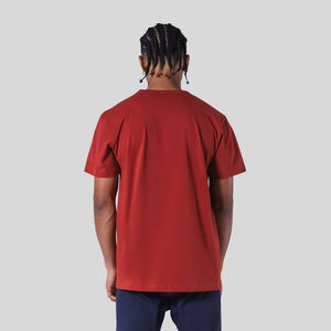 Camiseta Formal de Cuello Redondo para Hombre de Alta Calidad, Transpirable, 200 g/m², 100 % Algodón, Corte Regular, Manga Corta Deportiva - Product Image 4